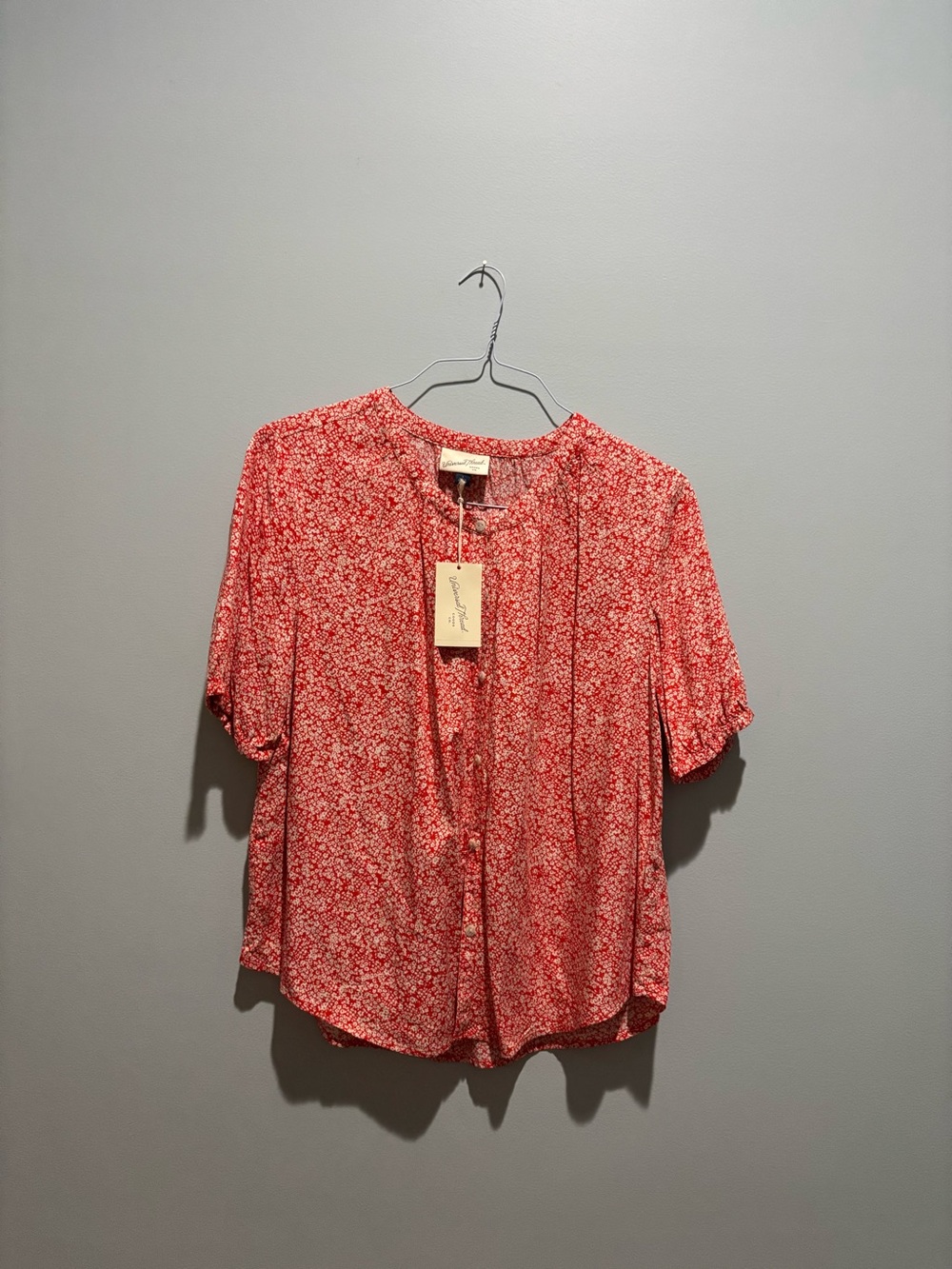 Universal Thread Goods Co Women’s Orange Blouse Size L NWT
